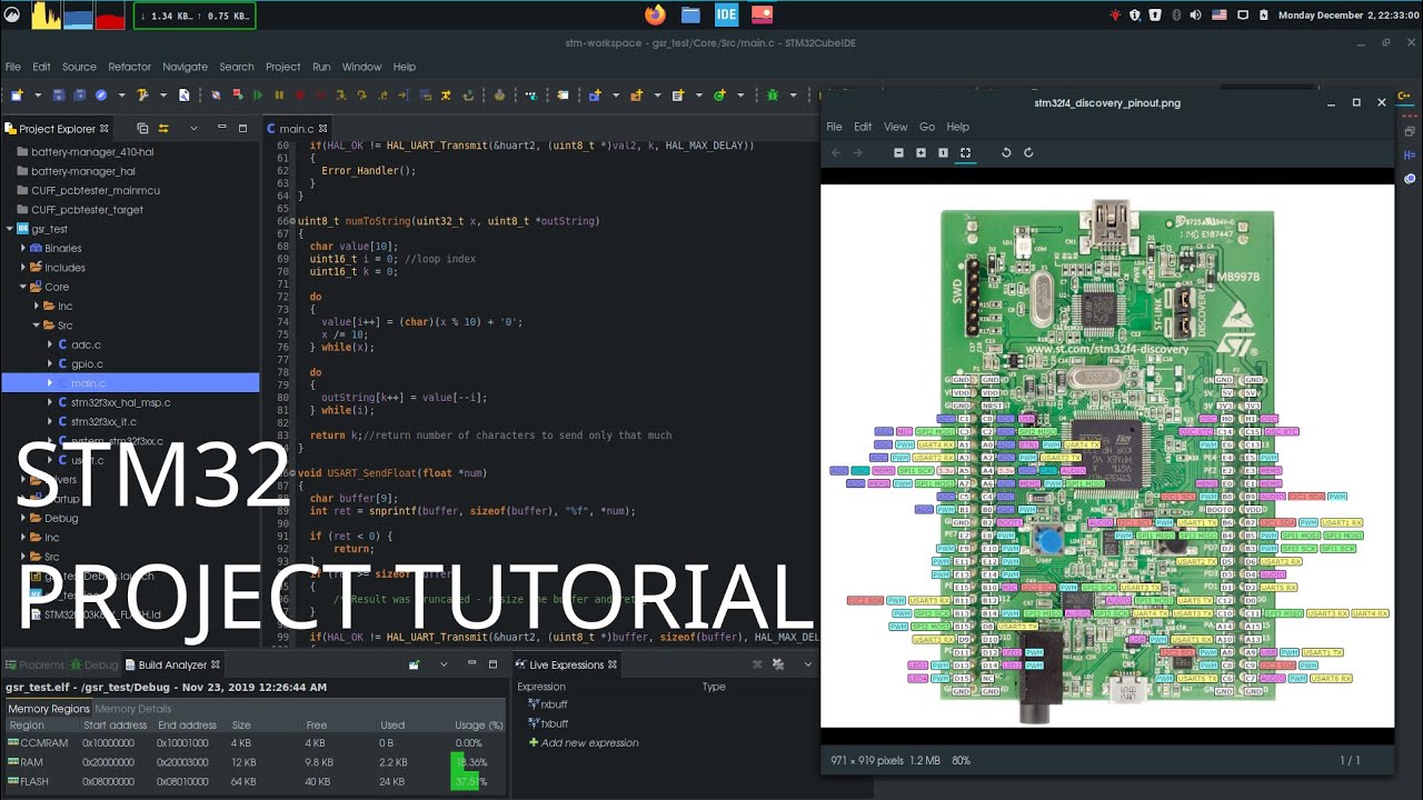 Creating a project for STM32 from start to finish | VIDEO18
