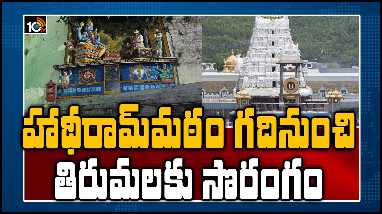 హాథీరామ్ మఠంగది నుంచి తిరుమలకు సొరంగం | Huge Tunnel From Hathiramji Mutt to Tirumala | 10TV News