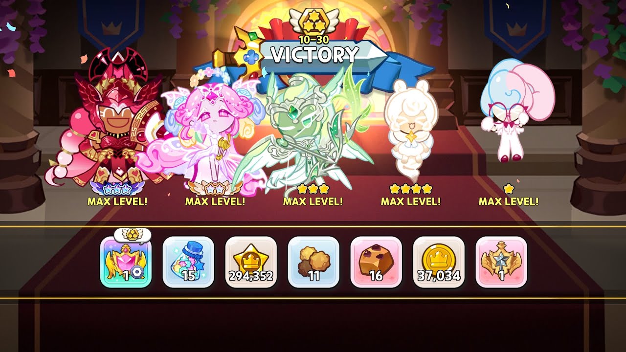 My Trick on how I beat 10-30 Hard Mode Eternal Sugar Boss fight on Cookie Run Kingdom 