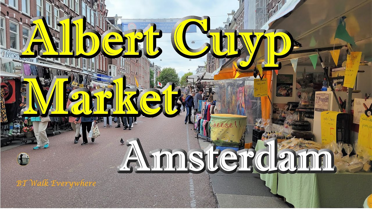 Albert Cuyp Market | The Biggest Market|Amsterdam|Market Stalls|Netherlands|Local Market|Stroopwafe
