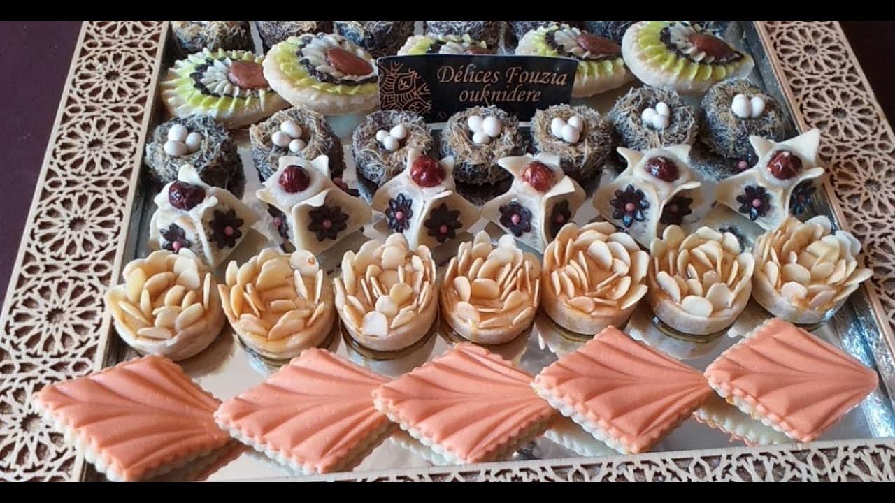 حصري🇲🇦 حلويات مغربية 🇲🇦حلوة اللوز بنصف كيلو لوز حضرت 6 ديال الشكيلات بطريقة مبسطة للاعياد والمناسبات