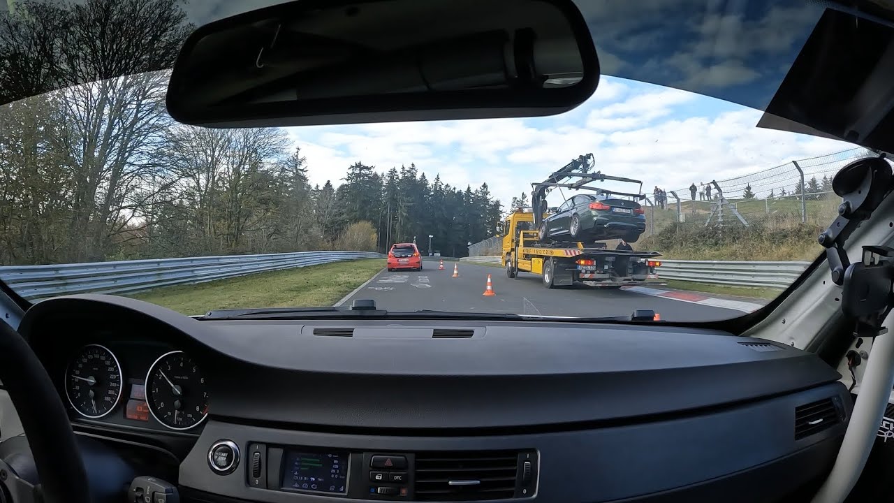 Find yourself Touristenfahrten onboard Nürburgring Nordschleife 10.11.24 - Warmup lap with M4 Crash