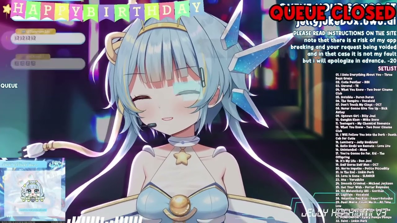 Jelly sing Faint by Linkin Park.