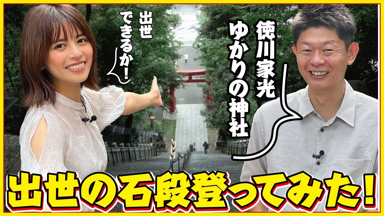 出世の石段登ってみた！徳川家光ゆかりの神社へ！