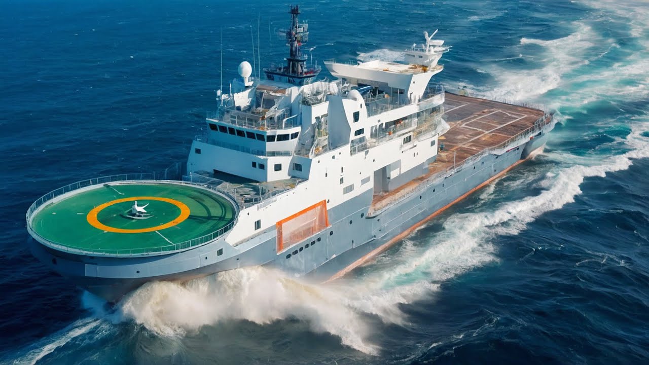 Самые мощные в мире суда обеспечения на море.