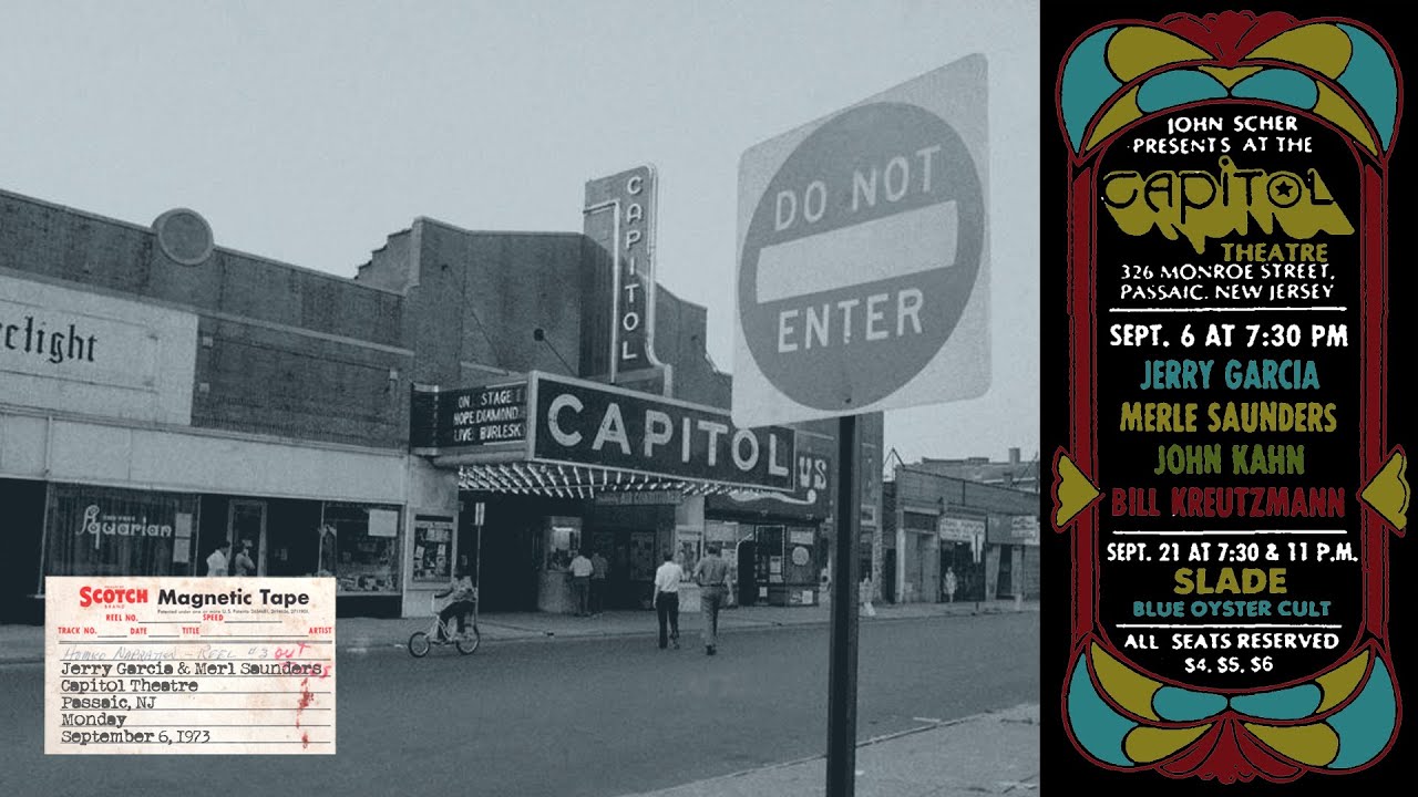 50 Years Ago | Jerry Garcia & Merl Saunders, Passaic 9/6/1973 (full show)