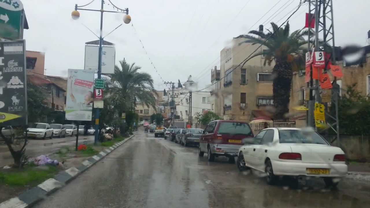 مدينة الطيبة في يوم ماطر من شتاء 2013