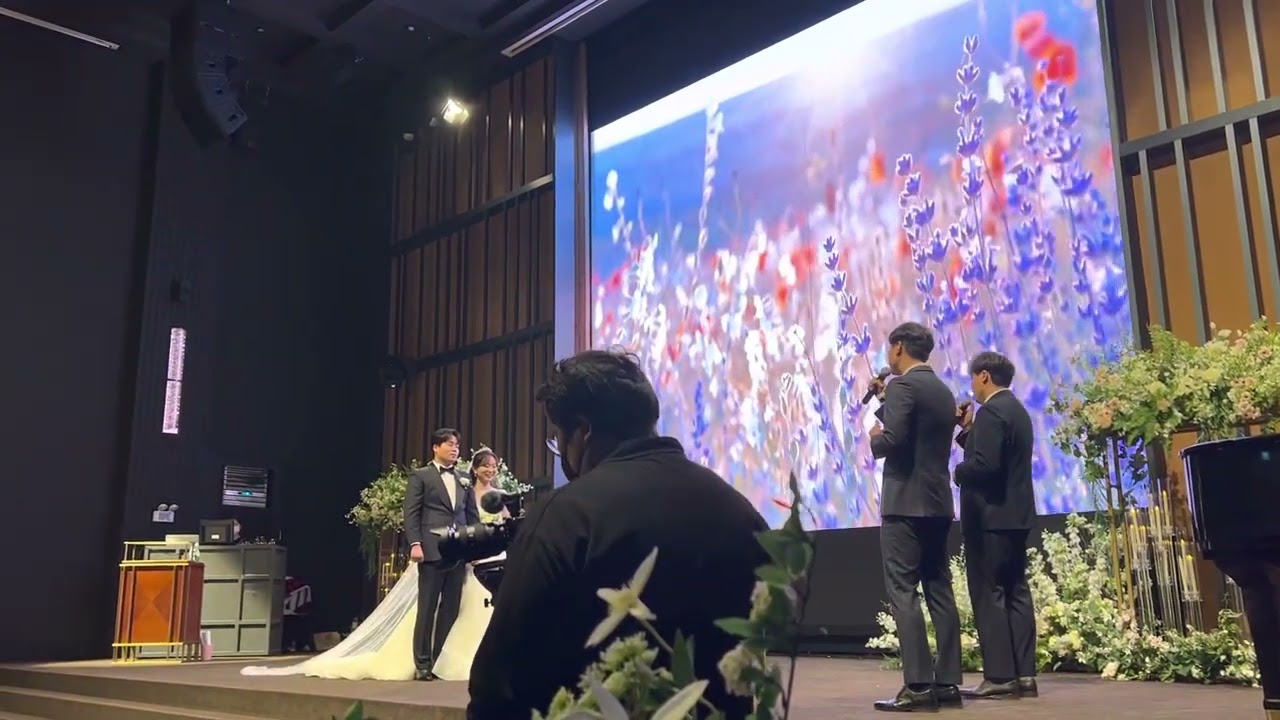30년지기 오빠들 결혼식 축가_케이시 진심이 단긴 노래 였으면
