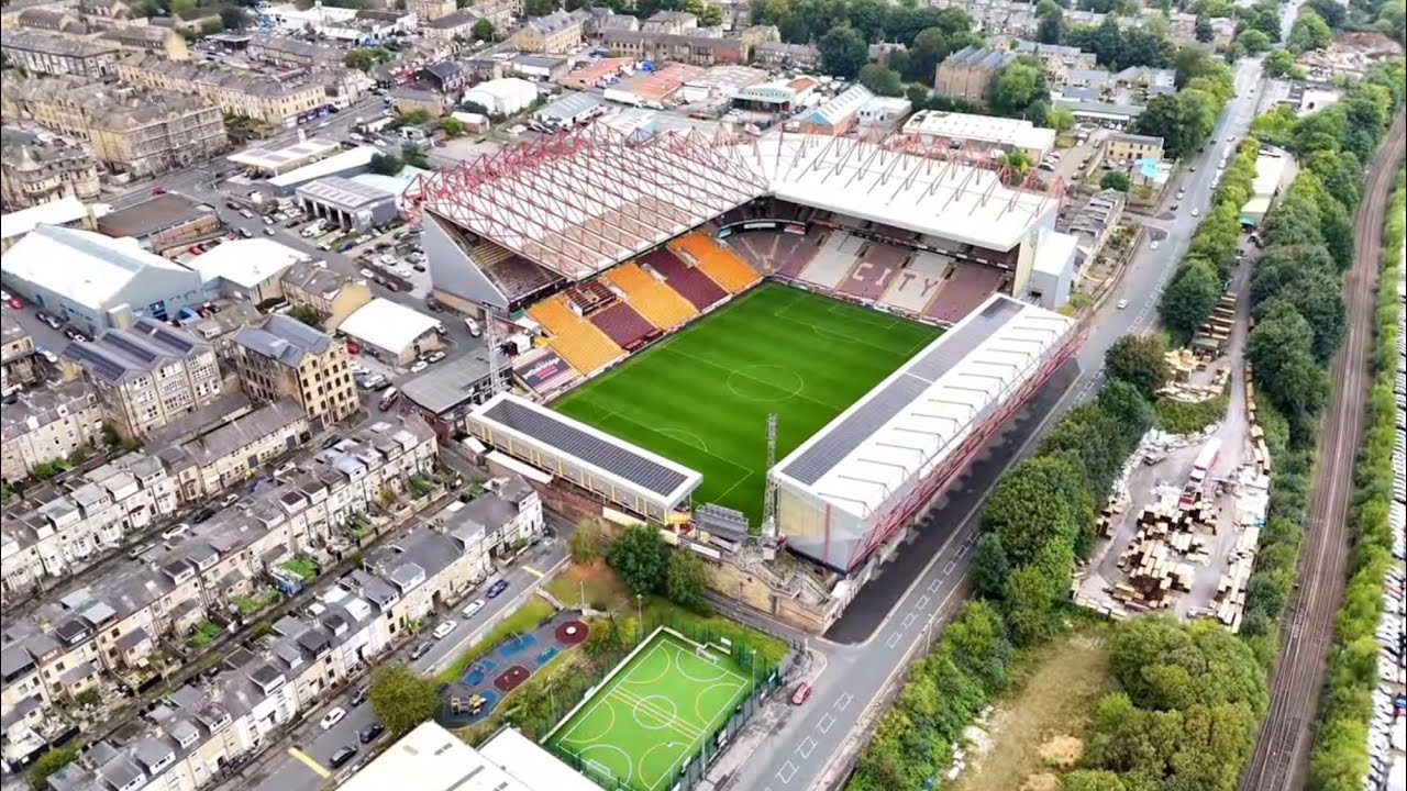 Bradford City Valley Parade By Drone