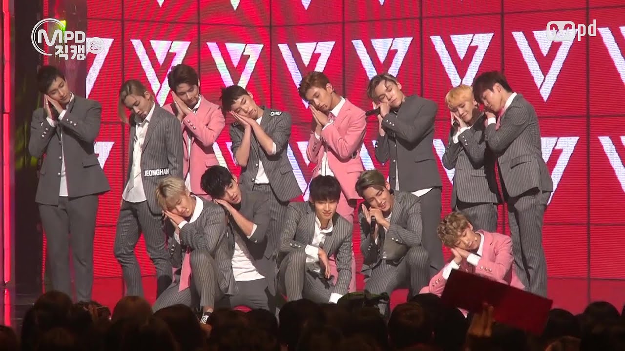 [MPD직캠] 세븐틴 직캠 만세 MANSAE Seventeen Fancam @엠카운트다운_151008