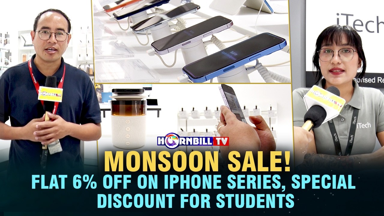 MONSOON SALE!: FLAT 6% OFF ON IPHONE SERIES, SPECIAL DISCOUNT FOR STUDENTS