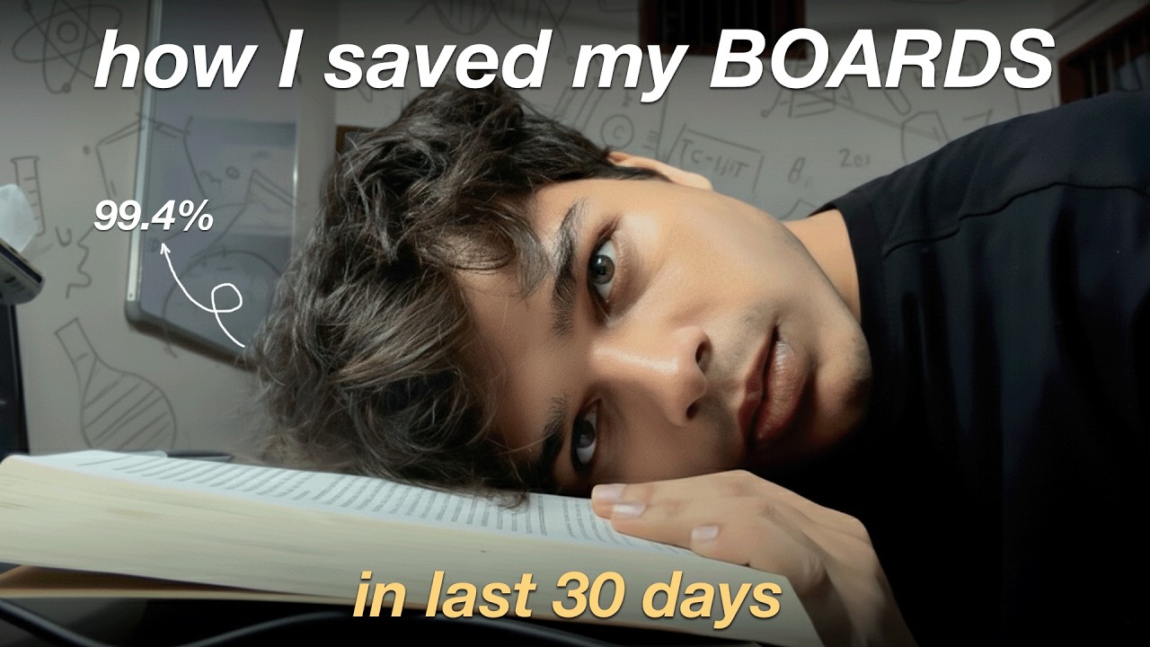 Class 10th - I did *this* in LAST 30 DAYS to get 99.4% 🔥