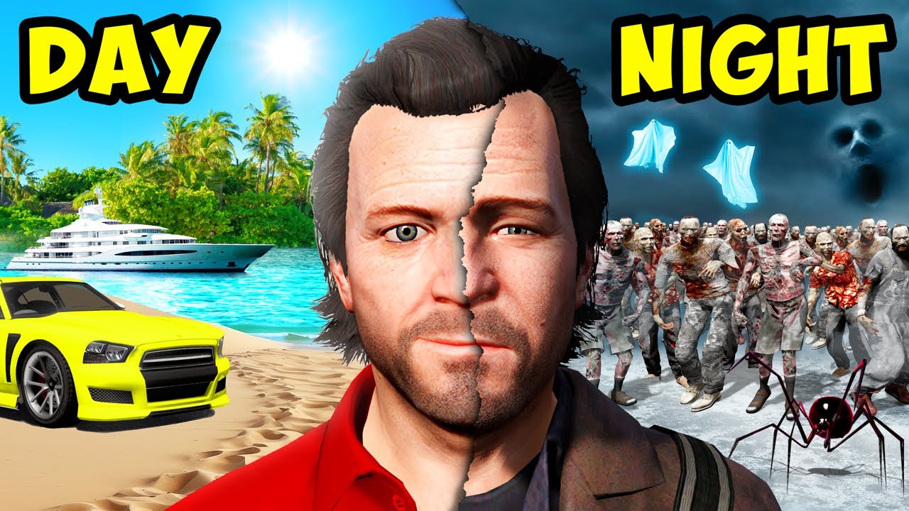 GTA 5, но ночью становится страшно...