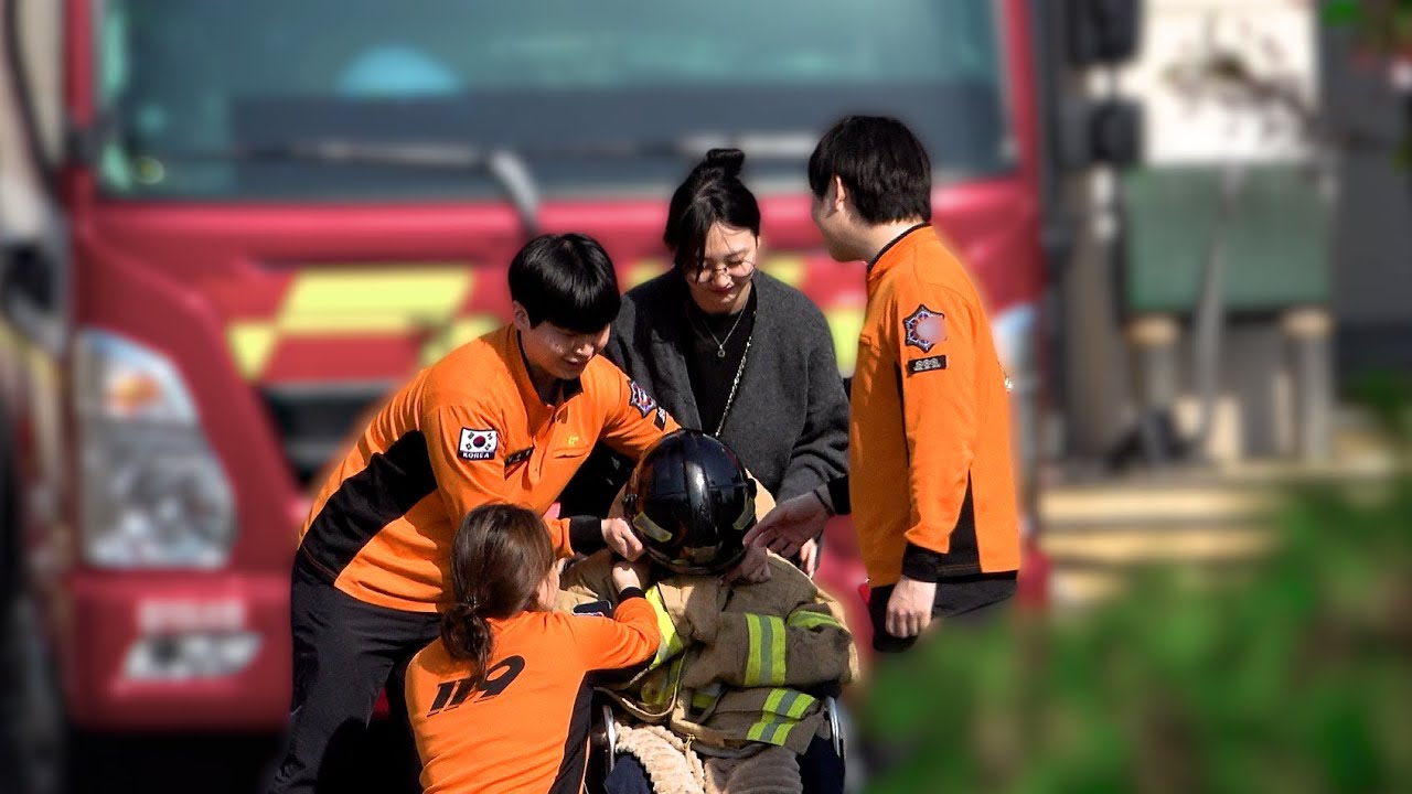 장애아이가 소방서를 서성이다 생긴 동화같은 순간