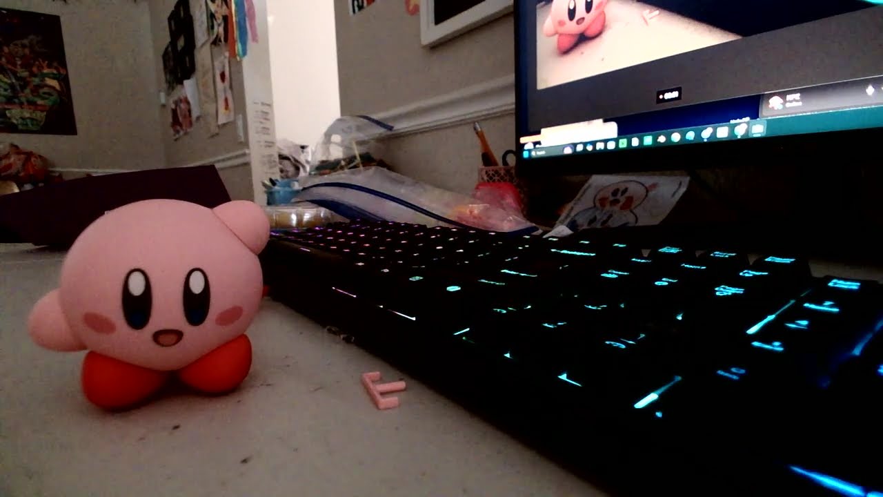 How to make your Kirby Nendoroid stand WITHOUT a stand for FREE!