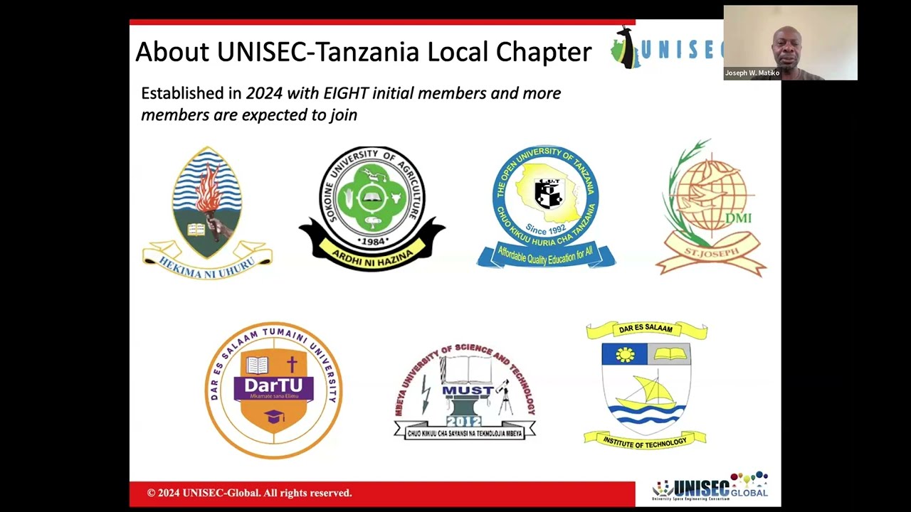63rd Virtual UNISEC-Global Meeting - Local Chapter Activity Report (3) UNISEC-Tanzania