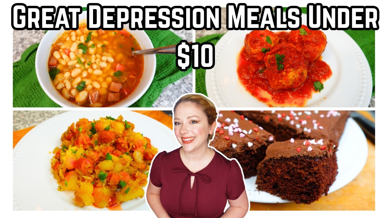 I Cooked 1930s Great Depression Recipes ( Budget Meals All Under $10!)