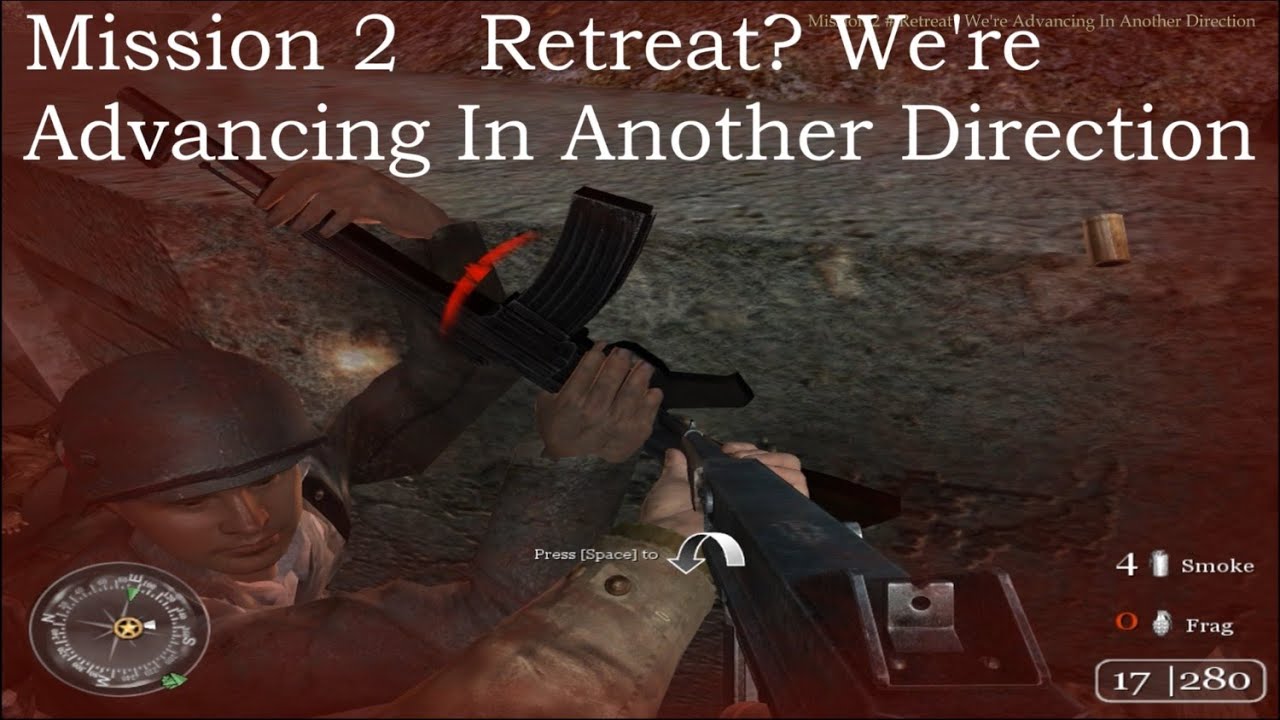 Call of Duty 2 Gameplay Walkthrough | American Campaign - Mission 2 Retreat?