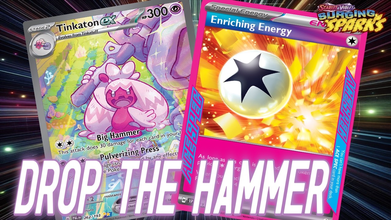 Tinkaton ex Deck w/Dudunsparce  Recycles & Reuses New ACE Energy Card