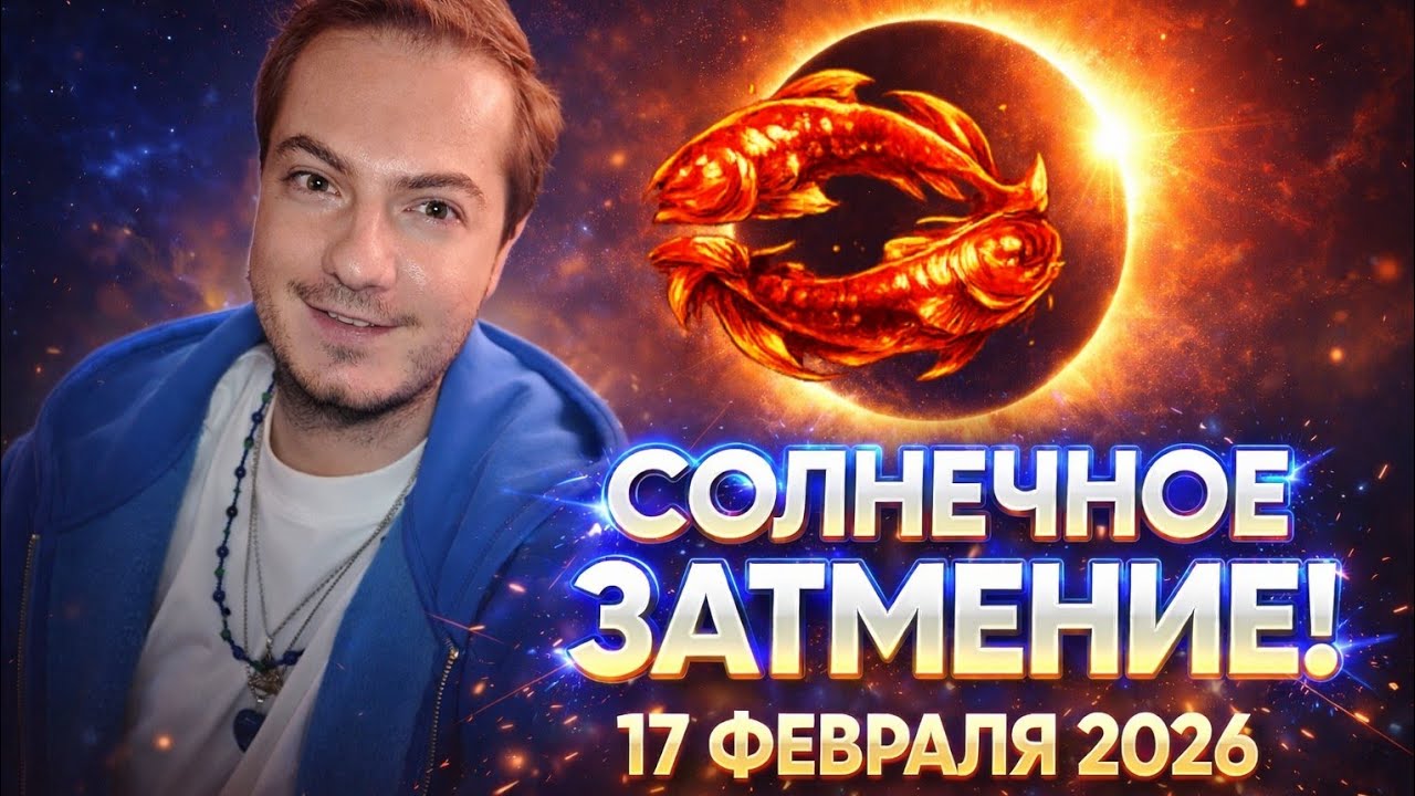 РЫБЫ ♓ ПРОГНОЗ НА💙СОЛНЕЧНОЕ ЗАТМЕНИЕ 17 ФЕВРАЛЯ 2026💙 НОВЫЕ СОБЫТИЯ ДЛЯ ВСЕХ НА 2ГОДА от АстроНянь