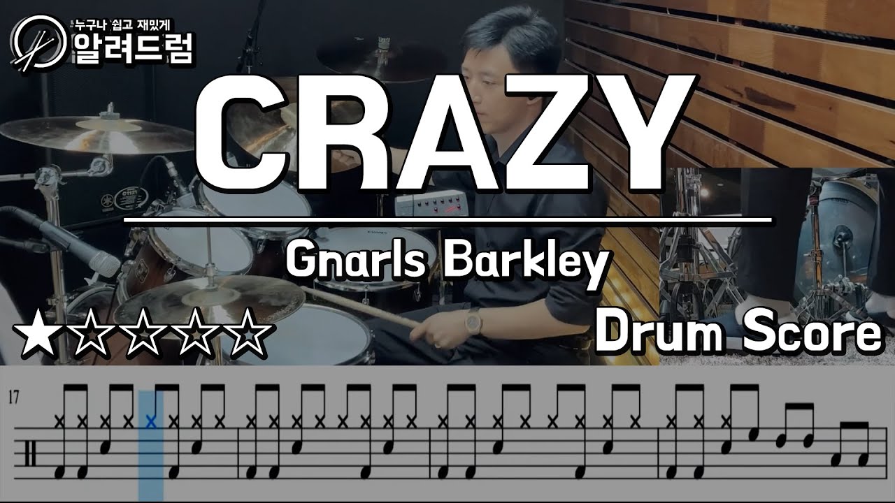 Crazy - Gnarls Barkley  DRUM COVER