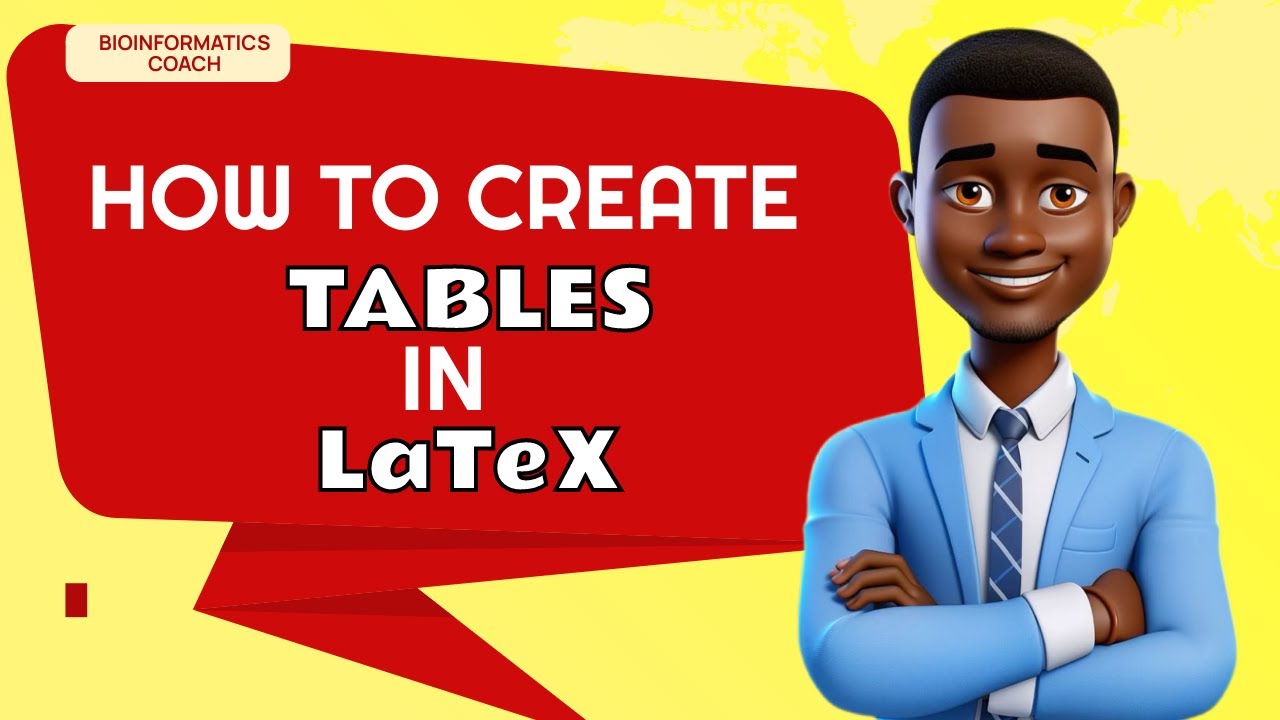 How to Create Tables in LaTeX Tutorial for Beginners (inlcuding multirow and multicolumn)