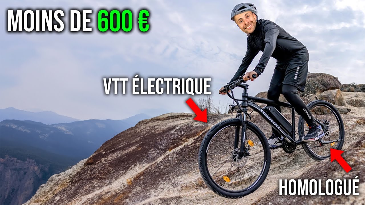 Le VTT &eacute;lectrique le MOINS CHER !! Touroll U1