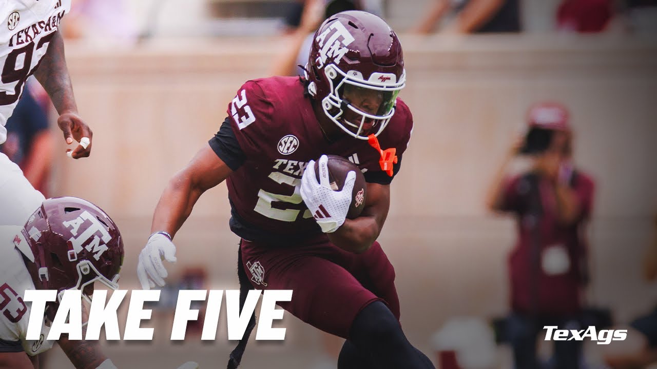 Take Five: Texas A&M running back Jamarion Morrow