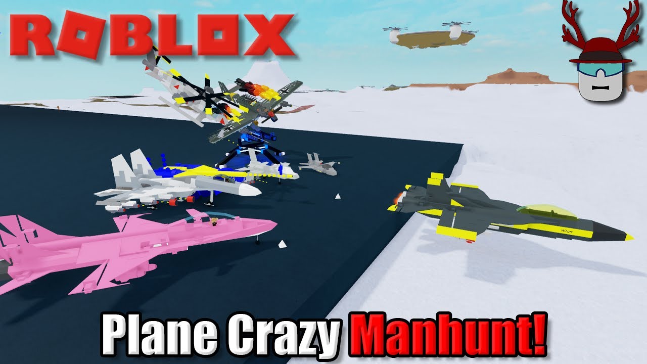 (9 VS 1) PLANE MANHUNT! | Roblox Plane Crazy #109