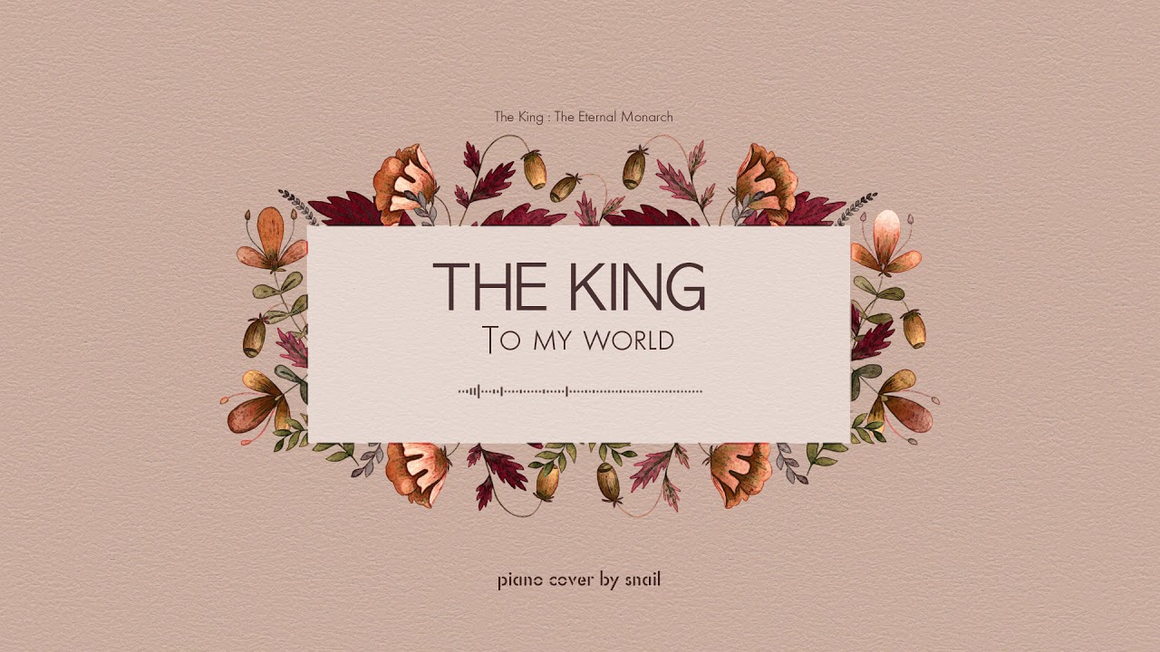 The King : Eternal Monarch(더킹: 영원의 군주) - main theme(piano cover)