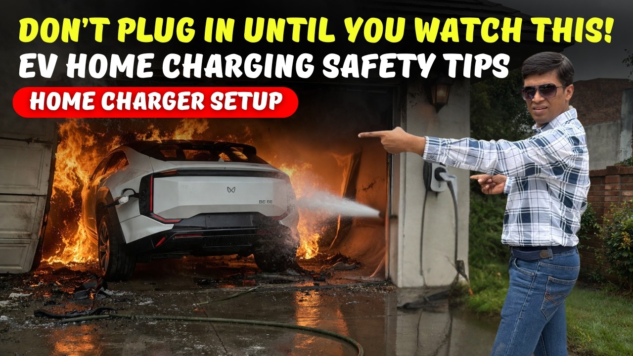 EV Battery Fire is a MYTH !! EV Home Charging Safety Tips #electricvehicletalks #evcharging