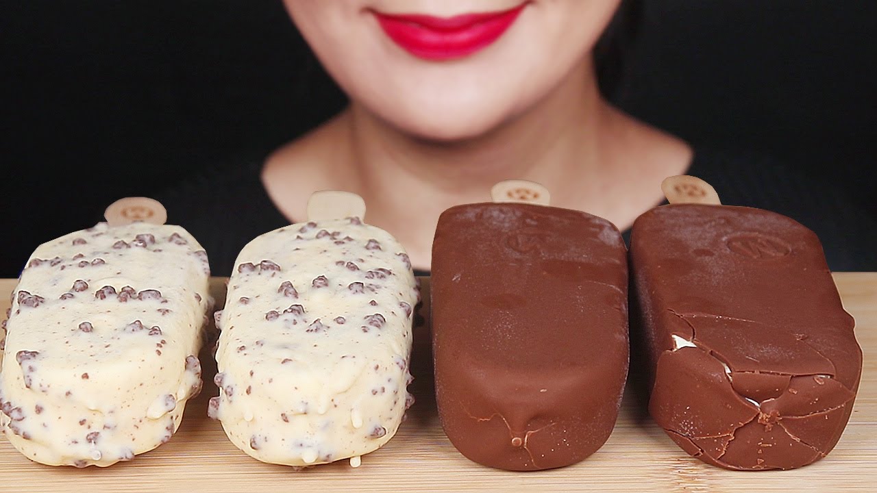 ASMR MAGNUM ICECREAM MUKBANG  매그넘 아이스크림 리얼사운드 먹방