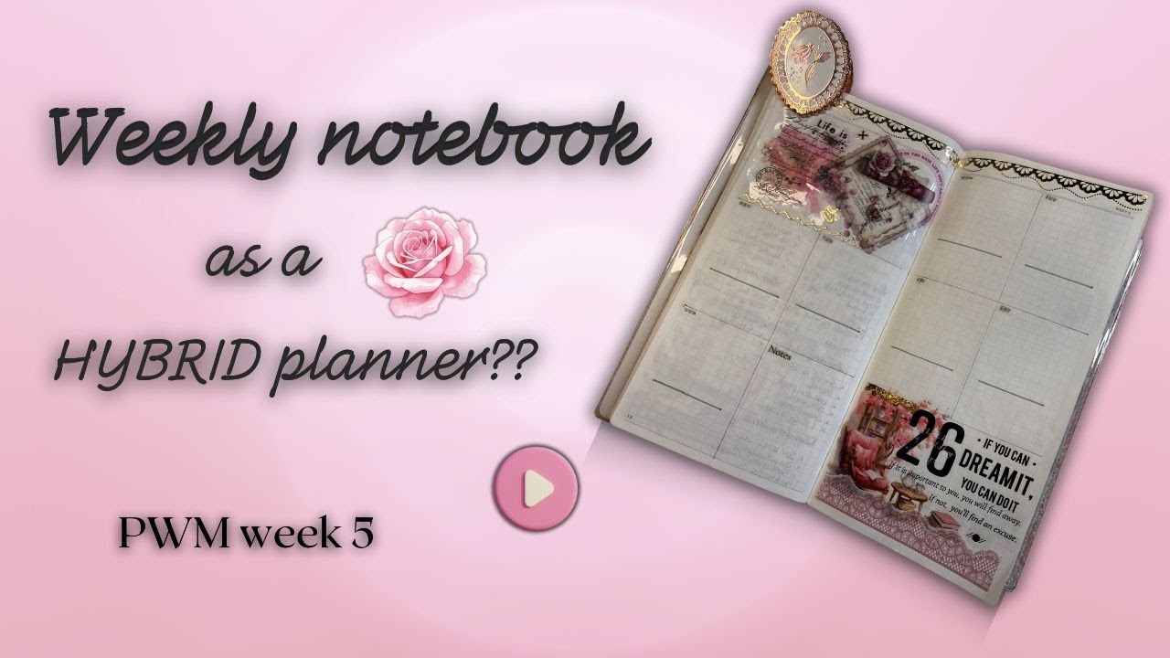 ✨ Week 5 Plan With Me | Hybrid Planner Setup & Big Reveal ✨