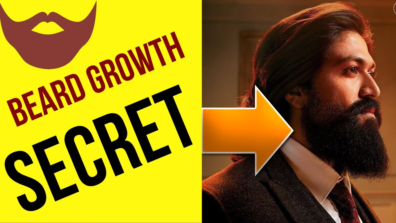 HOW TO GROW BEARD LIKE KGF STAR YASH || HOW TO GROW BEARD FAST AND NATURALLY