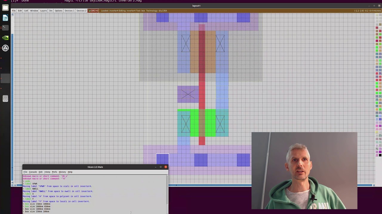 inverter speedrun with magic/skywater130