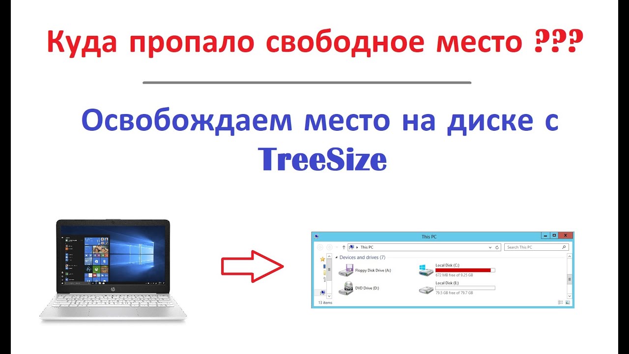 Освобождаем место на диске с TreeSize