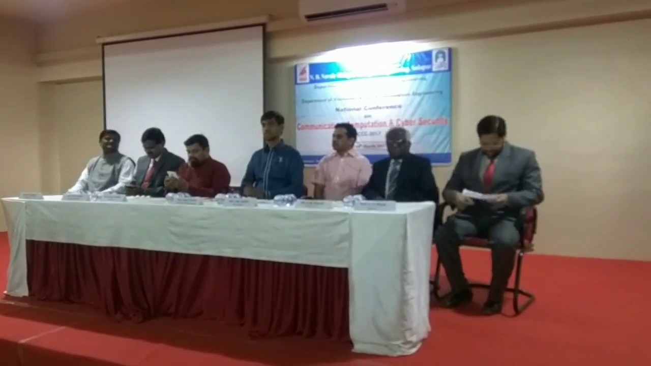 National Conference Inauguration Function on 09/03/2017, Sinhgad Solapur