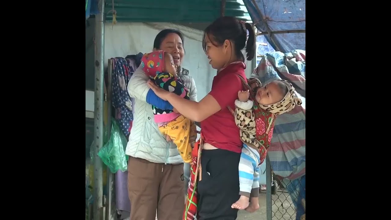 Single Mother and Two Children | Harvesting and Home Life in the Forest