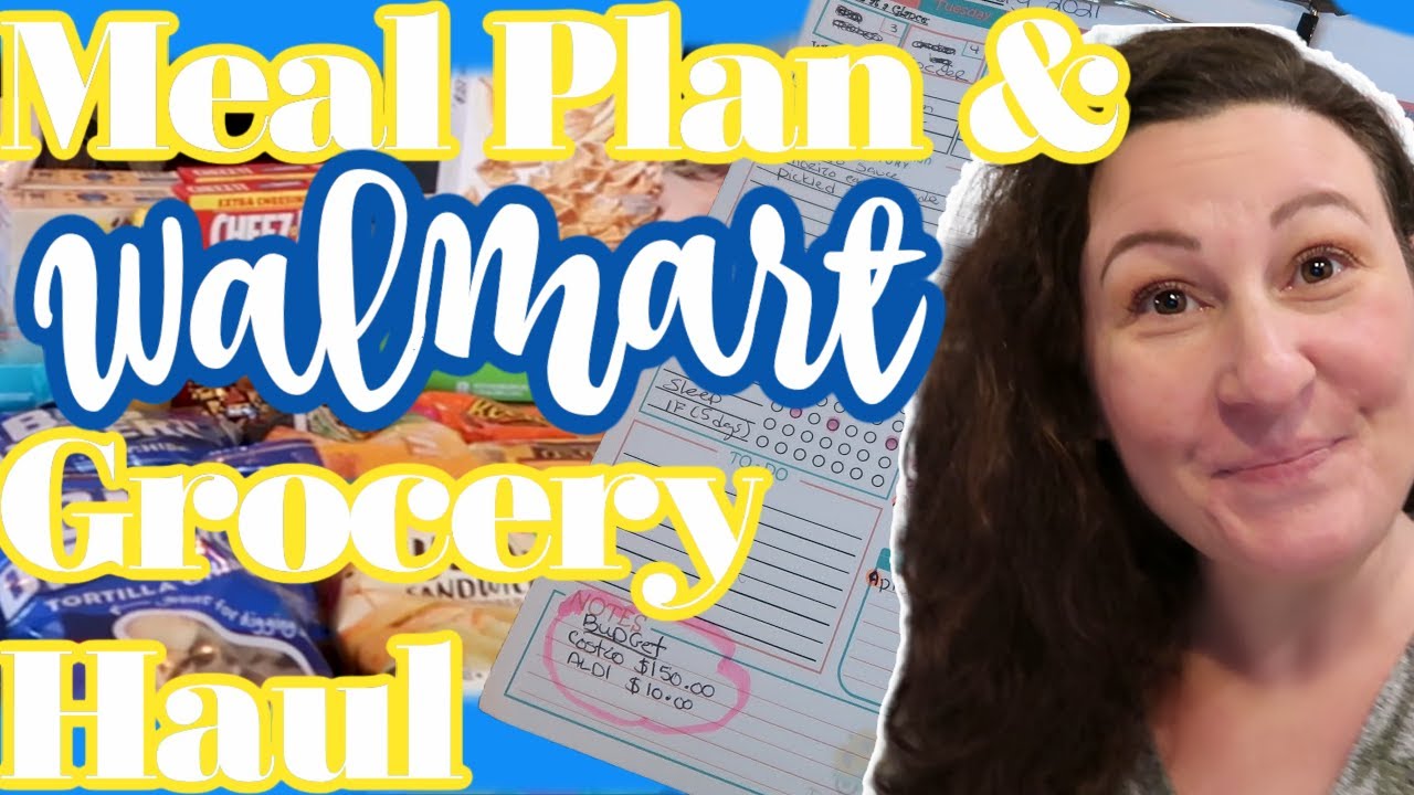 WALMART PLUS Grocery Haul and Weekly Meal Plan| Low Carb Dump and Go Crockpot Meal Planning