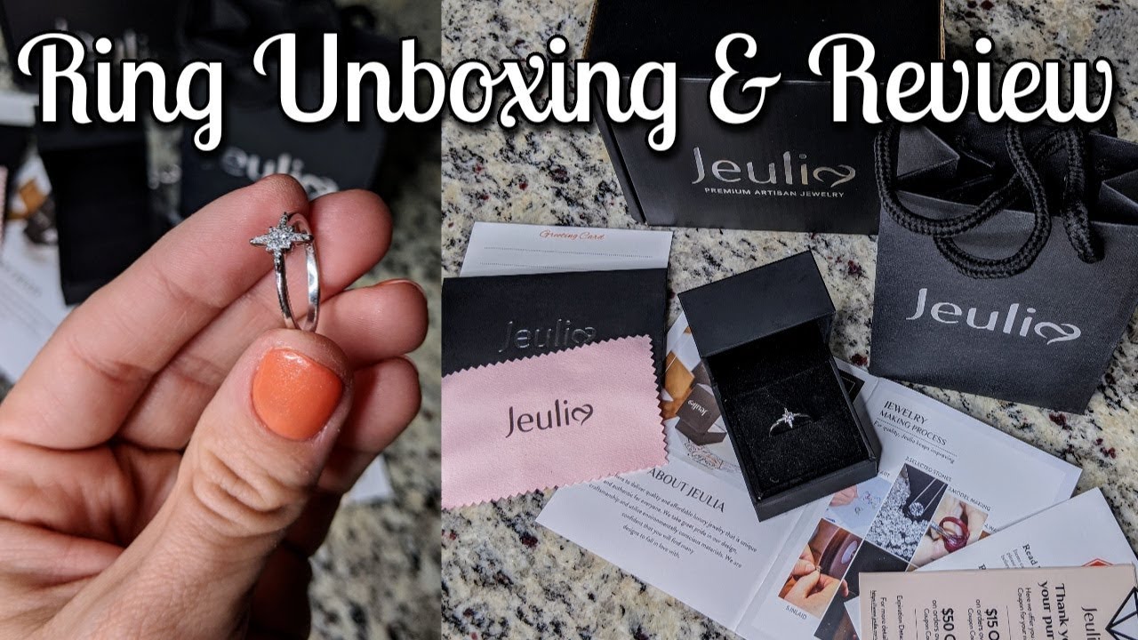 💍I Got a New Ring-Jeulia Jewelry Unboxing and Review-Premium Artisan Jewelry