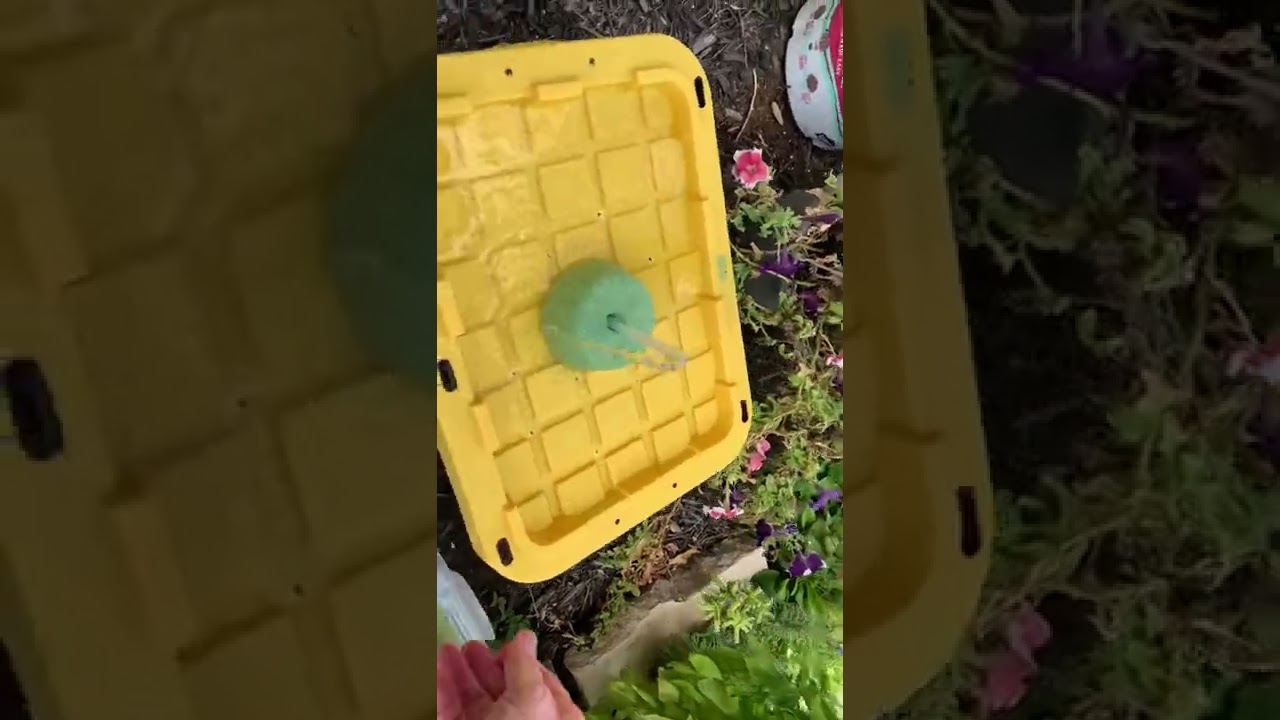 DYI BIRD BATH WATER FOUNTAIN in my life of 70