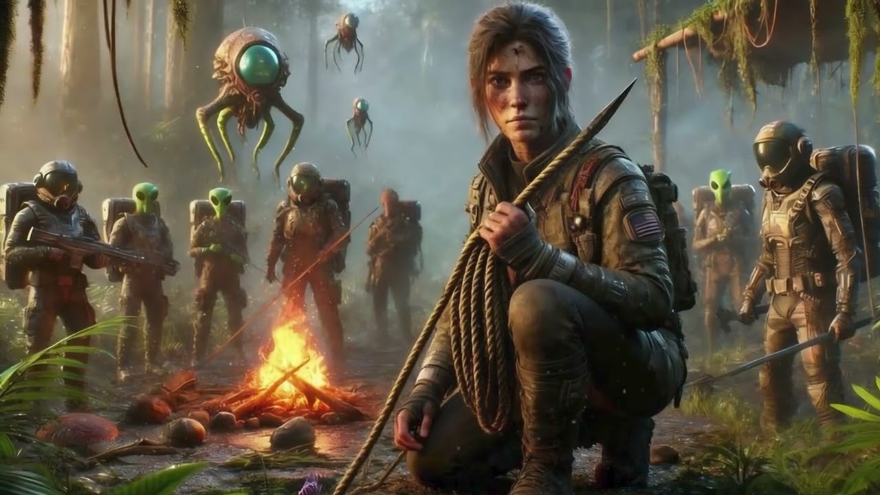 The Cadets Panicked Without Gear — The Human Made Rope, Spears, and Fire From Scratch | HFY SCIFI