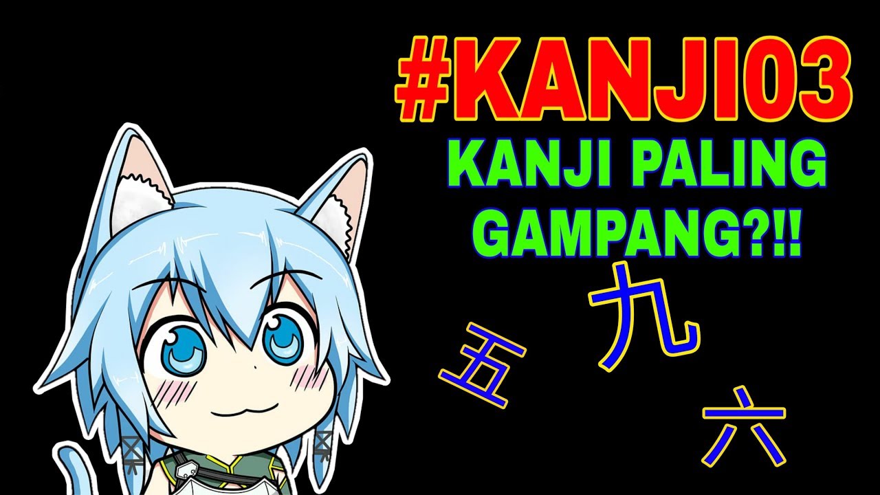 BELAJAR KANJI - KANJI ANGKA, KANJI DASAR #PART03