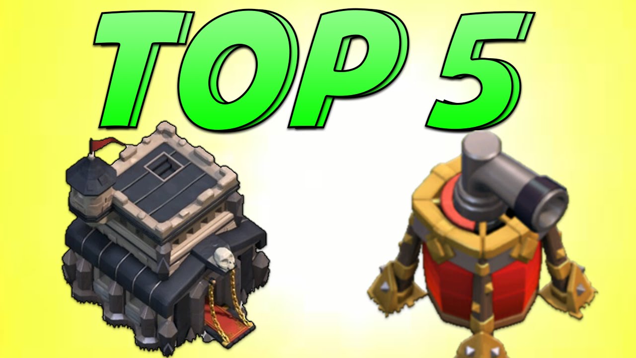 Clash of Clans - TOP 5 BEST TH9 AIR SWEEPER WAR BASES!
