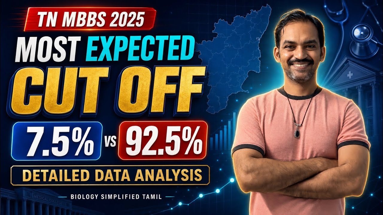 Most Expected cut off 2026 with detailed data #tnmedicalselection2026