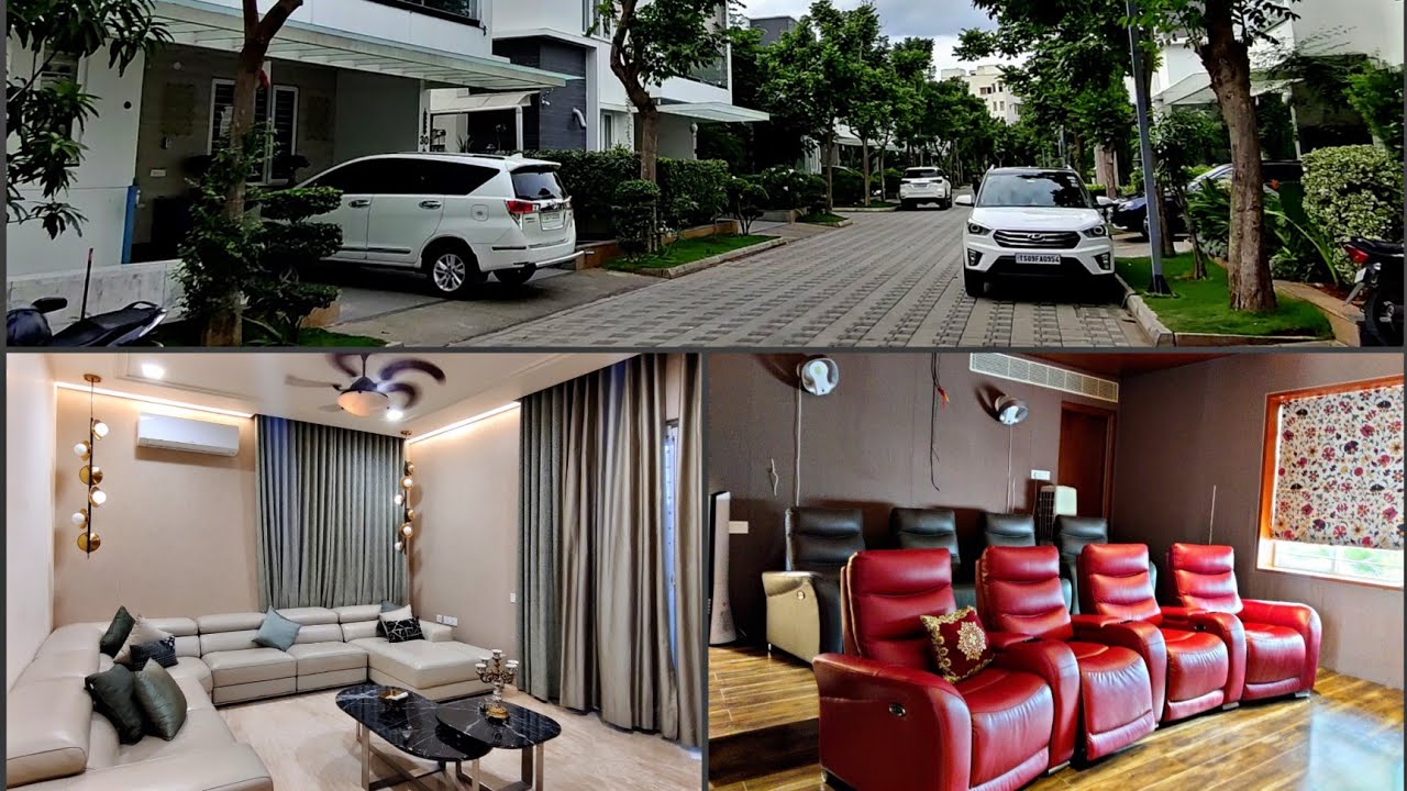 Villa for sale in gated community Hyderabad Manikonda || 5600 sq.ft ||