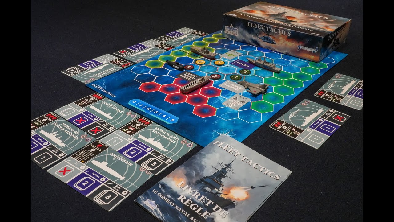 Démonstration de wargame de tactique navale par le CESM