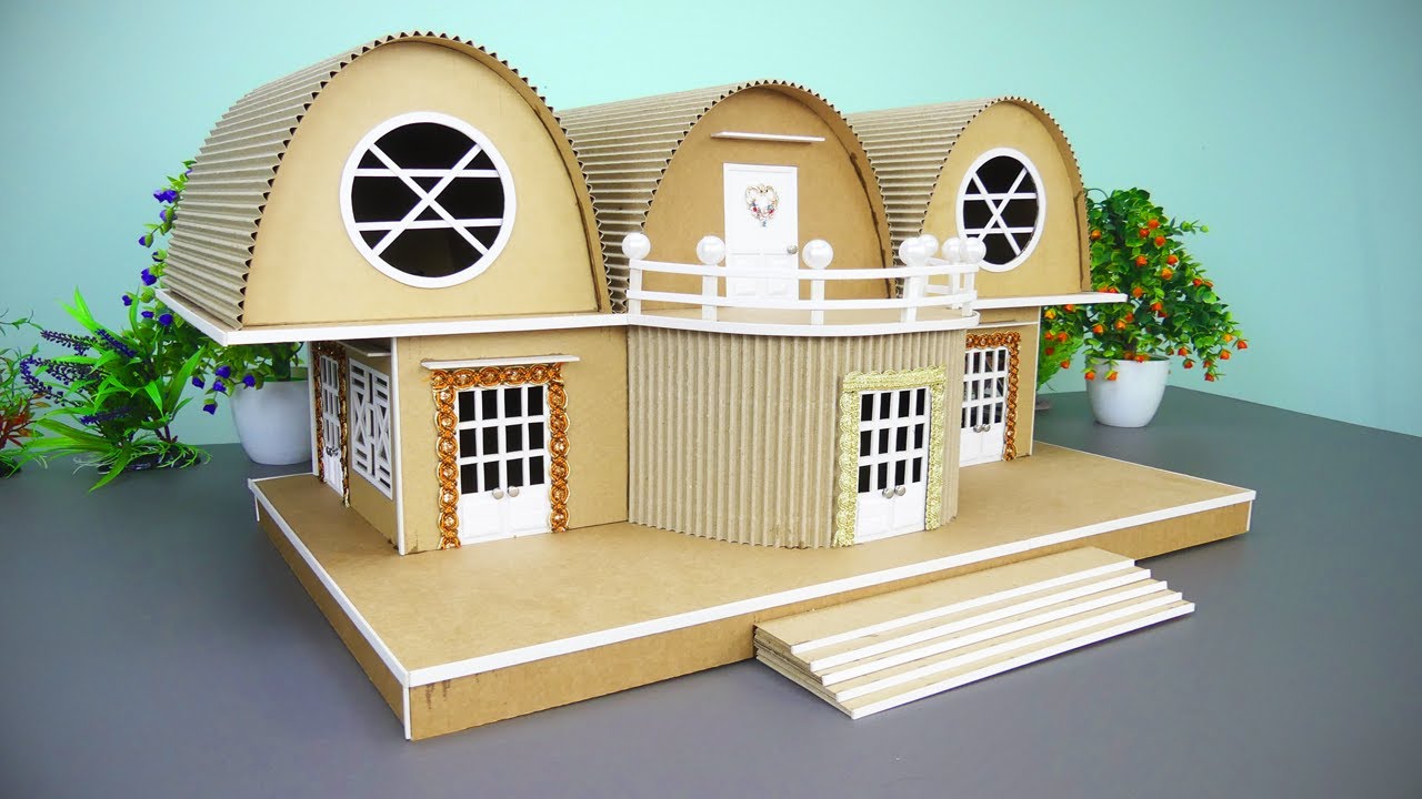 Cardboard House #29  Building Villa Project for school | see and do