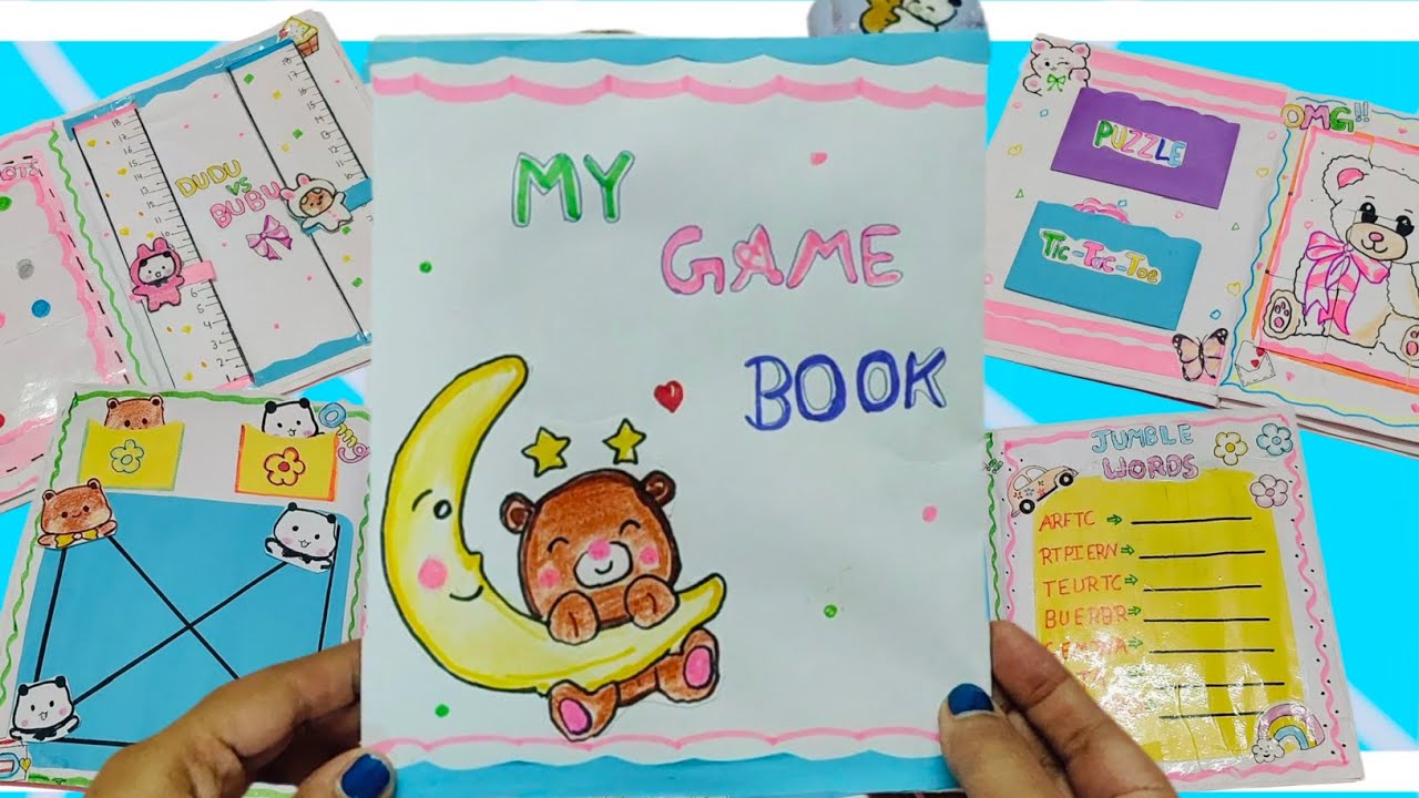 Game Book । How to make game book #ytshorts #craftersiddhiartworld #gamebook#artandcraft