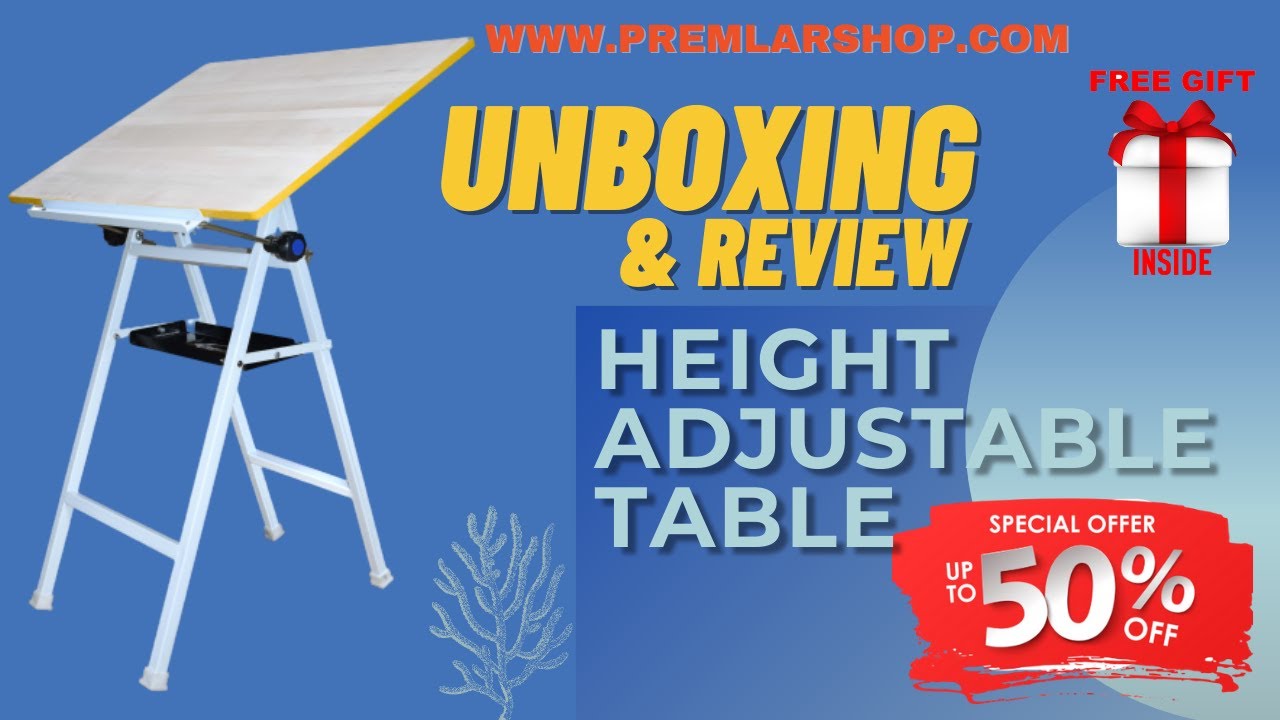 Multipurpose Adjustable & Foldable Study Table Genius1500